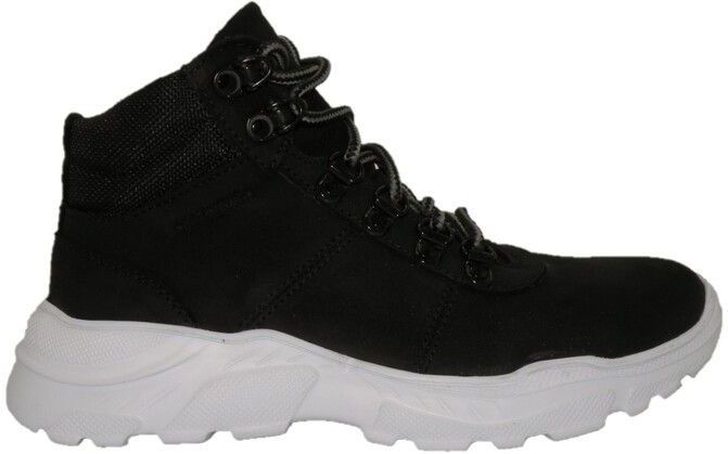 Track Style - Veterboots - Zwart - Leer