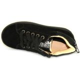 Shoesme - MU20W012 - Veterschoenen - Zwart - Suède - Leer Combi