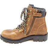 Twins - 320687 - Veterboots - Zwart - Leer