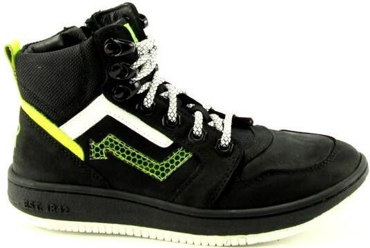 Trackstyle - 589 - Sneakers - Black - Leer Combi