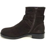 Annalina - A6302 - Enkellaarzen - Zwart - Leer