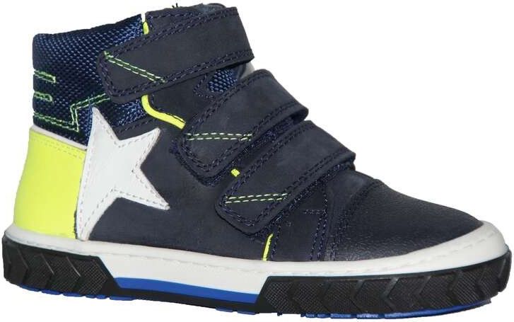 Track Style - Klittenbandschoenen - Leer - Blauw