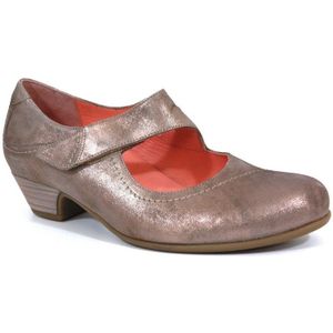 Durea - 5617 - Bandschoenen - Zwart - Leer