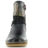 Develab - 621 - Enkellaarsjes - Blauw - Leer