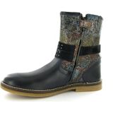 Develab - 621 - Enkellaarsjes - Blauw - Leer