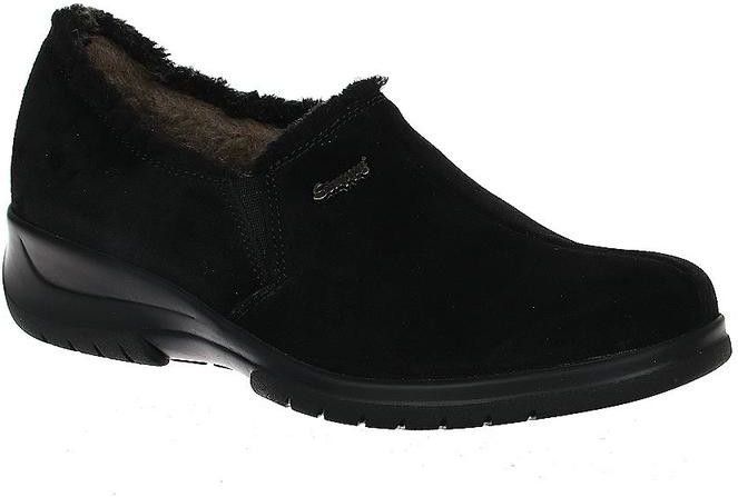 Stuppy - 0039 1 - Pantoffels - Zwart - Suède - Wol