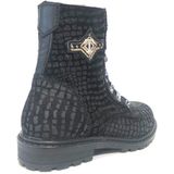 Twins - 320626 - Veterschoenen - Zwart - Leer