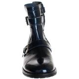 HIP - H1138 - Enkellaarzen - Blauw - Lak - Leer