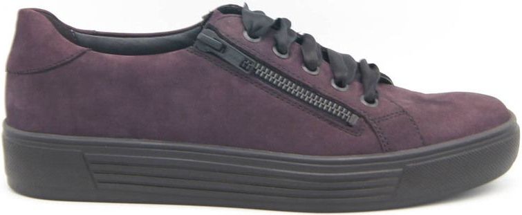 Solidus - 37022 - Veterschoenen - Grijs - Leer