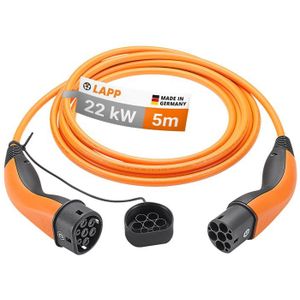 Laadkabel type 2 | LAPP | 5 meter (22 kW, Oranje)