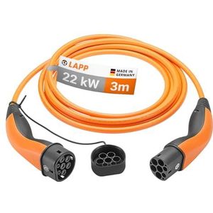 Lapp Mobility - EV Oplaadkabel - 22 kW - Type 2 - 3 m - Modus 3 - Driefasig