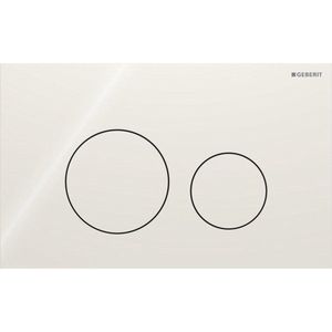 Geberit - Drukplaat Sigma 40 - Glas - Zand Grijs