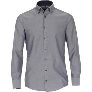 VENTI - Modern Fit - Overhemd - Blauw - Strijkvriendelijk - Boordmaat: 39