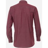 CASA MODA - Comfort Fit - Overhemd - Rood met Blauw Geruit - Strijkvriendelijk