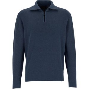 Casa Moda Halfzip Trui Donkerblauw - Heren - Schipperstrui