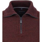 Casa Moda - Half Zip Trui - Bordeaux - Heren