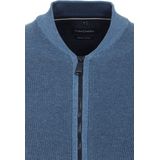 CASA MODA - Comfort Fit Vest - Lichtblauw Melange