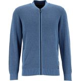 CASA MODA - Comfort Fit Vest - Lichtblauw Melange