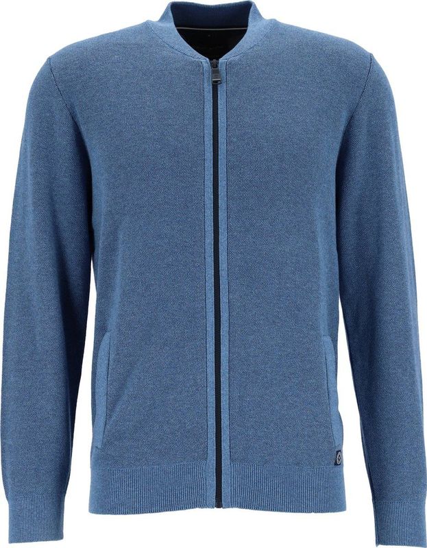 CASA MODA - Comfort Fit Vest - Lichtblauw Melange