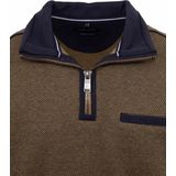 CASA MODA - Schipperstrui - Blauw Melange - Comfort Fit