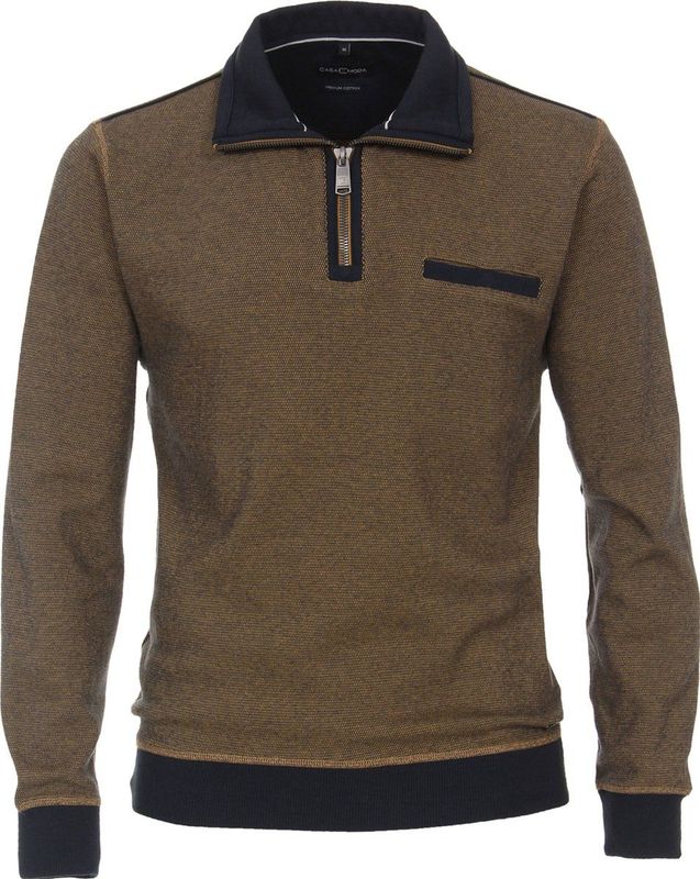 CASA MODA - Schipperstrui - Blauw Melange - Comfort Fit