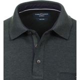 Casa Moda Polo LS Donkergroen - Heren - Longsleeve polo