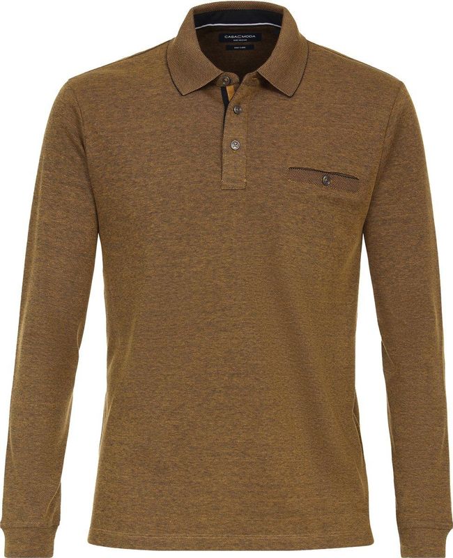 CASAMODA - Comfort Fit Polo - Heren - Blauw - Katoen