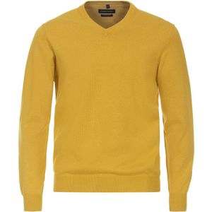 Casa Moda - Pullover V-Hals Geel - Heren - Regular-fit