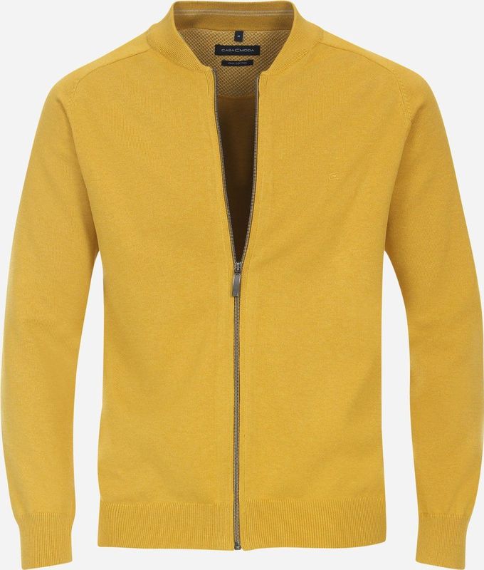 Redmond - Polo - Geel - Regular Fit - Korte Mouwen - Pique