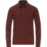 Casa Moda Polo LS Donkerrood - Heren - Longsleeve polo