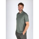 Casa Moda Polo Donkergroen - Maat S - Heren