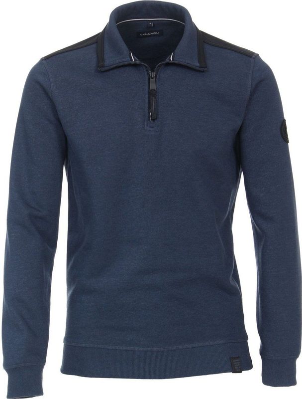 Casa Moda - 423797500 - Sweater - Blauw - 70% Katoen / 30% Polyester