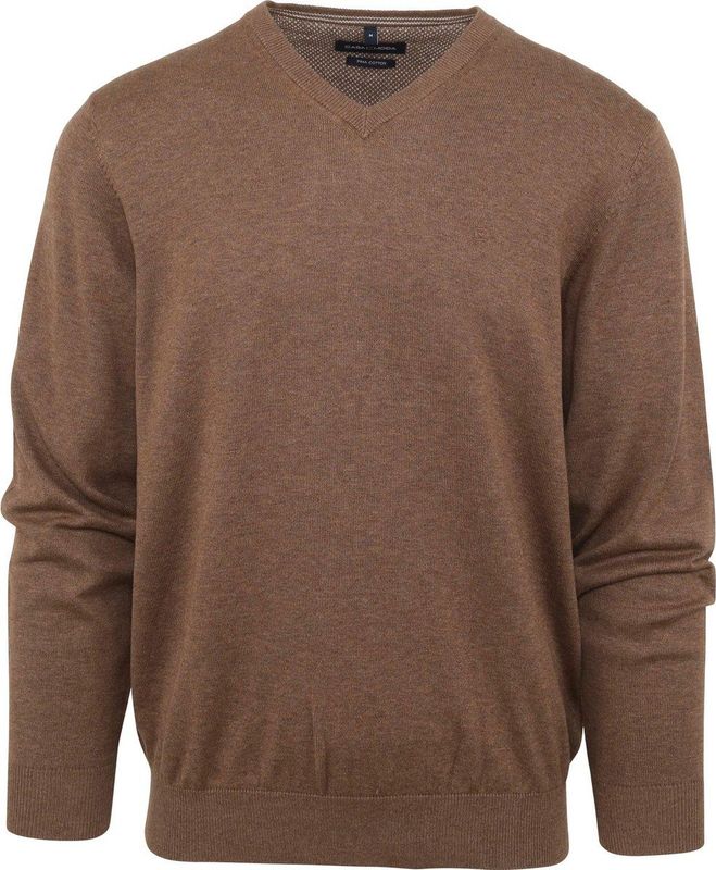Casa Moda - Pullover - Bruin - Heren