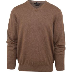 Casa Moda - Pullover - Bruin - Heren - Regular-Fit