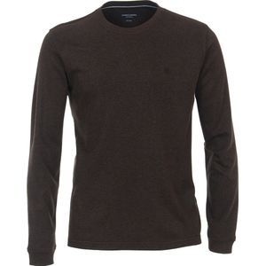 CASA MODA - Comfort Fit T-shirt - Beige - Lange Mouw