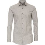 VENTI body fit overhemd, jersey, grijs