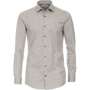 VENTI body fit overhemd, jersey, grijs