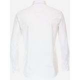 VENTI - Modern Fit Overhemd - Jersey - Wit - Strijkvriendelijk