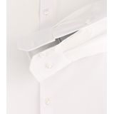 VENTI - Modern Fit Overhemd - Jersey - Wit - Strijkvriendelijk