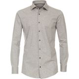 VENTI - Modern Fit - Overhemd - Grijs - Jersey