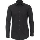 VENTI modern fit overhemd, jersey, antraciet