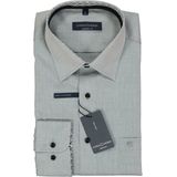 CASA MODA - Comfort Fit Overhemd - Grijs - Katoen - Contrast