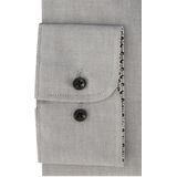 CASA MODA - Comfort Fit Overhemd - Grijs - Katoen - Contrast