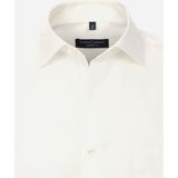 CASA MODA - Comfort Fit Overhemd - Beige - Mouwlengte 7 - Strijkvrij