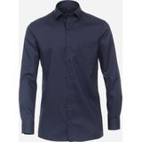 CASA MODA - Overhemd - Blauw - Twill - Extra Lange Mouwen