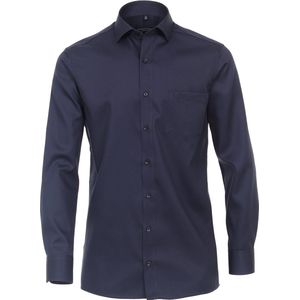 CASA MODA - Overhemd - Blauw - Twill - Extra Lange Mouwen