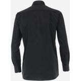 CASA MODA - Comfort Fit - Overhemd - Zwart - Strijkvrij - Mouwlengte 72 cm
