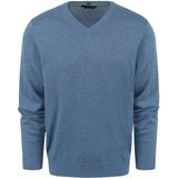 Casa Moda - Trui - Blauw - Katoen