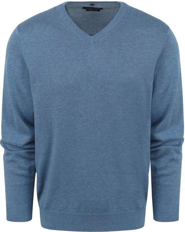 Casa Moda - Trui - Blauw - Katoen