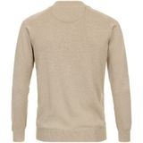 CASA MODA - Comfort Fit - Vest - Beige - Zacht en Soepel Breisel